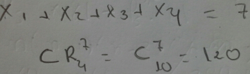 Soluções inteiras não negativas