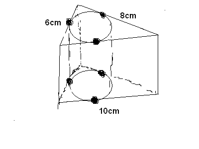 O raio da perfuração da peça é igual a