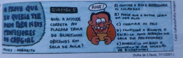 Tirinha de os pescoçudos